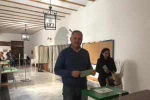 El alcalde cuevano Antonio Fernández el pasado 2 de diciembre.