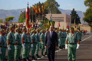 El subsecretario de Defensa y el general jefe de la Brileg presidieron la parada militar.