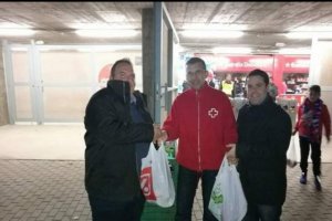 Imagen de la recogida de alimentos que tuvo lugar el año pasado.