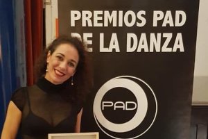 La bailaora almeriense muestra su reconocimiento.