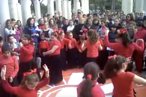 Momento de la representación.