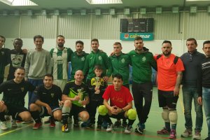 Ganadores del torneo de fútbol sala.