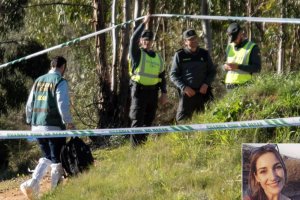 Imagen de la investigación de la Guardia Civil y de la joven Laura Luelmo.