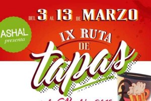 Cartel oficial de la próxima ruta De tapas por Almería.