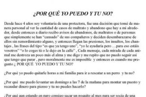 Carta abierta de Marga Callejo.