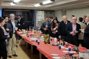 Una de las degustaciones de productos andaluces que se han organizado durante la misión comercial.