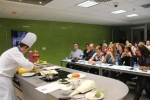 Antonio Carmona durante el último curso de cocina en Tecnova.