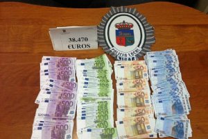 Material falso incautado