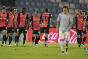 El Almería que ganó 0-1 al Celta.