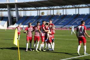 Celebración rojiblanca.