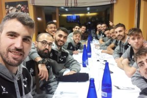 Unicaja, tras ganar en Santander.