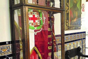 El Pendón permanece todo el año en Alcaldía.