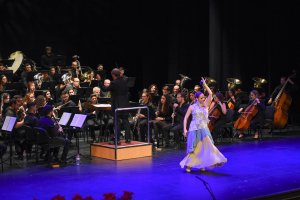 Un momento del concierto celebrado el domingo en el Maestro Padilla (Foto: Balta Gálvez).