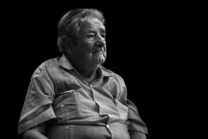 Pepe  Mújica, ex presidente de Uruguay, retratado por el artista almeriense.