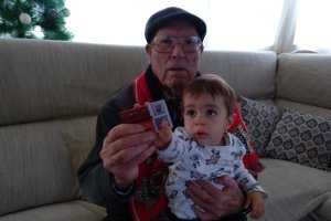 Bisabuelo y bisnieto: ¡abonados UDA!