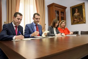 Jesús Vargas, Ramón Fernández-Pacheco, Margarita Cobos y Rafaela Abad.