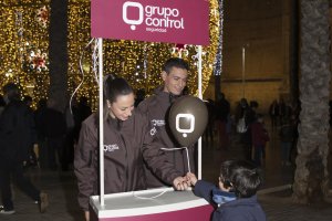 Stand del Grupo Control en la Cabalgata del año pasado