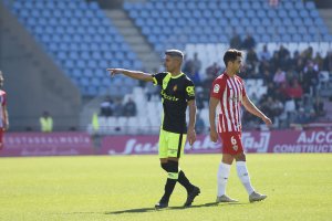 Salva Sevilla en el Almería-Mallorca.