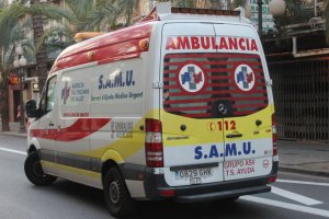 Ambulancia del SAMU.