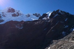 Imagen del monte Mateo en el que los tres españoles y el peruano han perdido la vida.