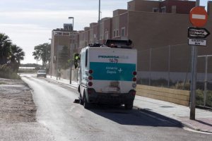 Imagen de una máquina barredora.