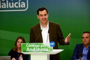 Imagen de archivo de Juanma Moreno, candidato a la presidencia de la Junta de Andalucía.