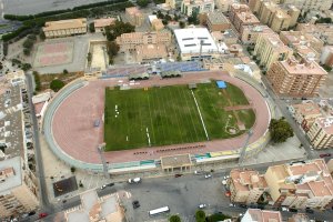 Vista aérea del Estadio de la Juventud.