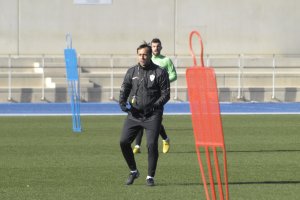 Fran Fernández en la sesión de este viernes.