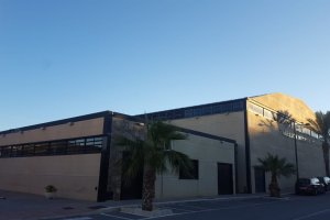 El pabellón deportivo de Fines.