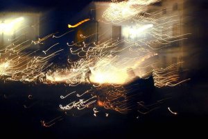 Fotografía del lanzamiento de carretillas en años anteriores en Cantoria.