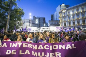 Huelga del 8 de marzo por la igualdad.