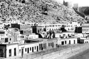 Barrio de la ermita  de San Antón, donde como en ningún otro rincón de la ciudad se festejaba el ritual de las hogueras.