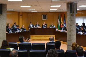 Pleno de Roquetas deMar, en una imagen de archivo.