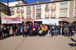 Concentración de Stop Macrogranjas, este lunes en Huércal-Overa.