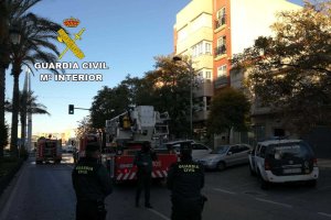 La Guardia Civil ha rescatado a siete personas.