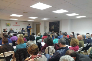 Un momento en la asamblea de este miércoles