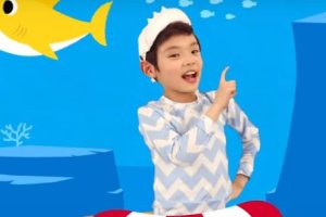 Gran éxito de la canción infantil Baby Shark.