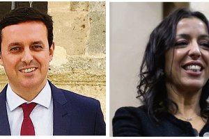 Javier Aureliano García y Marta Bosquet.