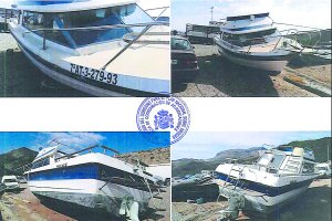 Fotos de la embarcación subastada.