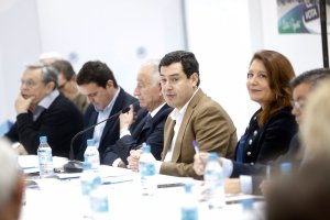 Crespo y Moreno, en un acto en Almería.