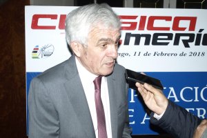 José Manuel Muñoz en la presentación de La Clásica 2018.