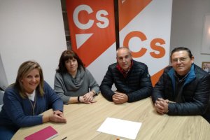 Reunión entre los actuales concejales y Ciudadanos.