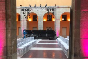 Escenario de la Mercedes - Benz Fashion Week Madrid.