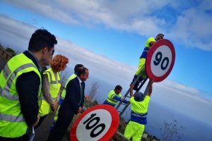 Cambios de velocidad en las carreteras.