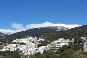Vista de Bayárcal, pueblo de la Alpujarra almeriense que ha empatizado con la tragedia de Totalán