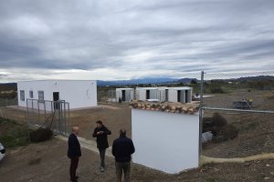 El centro, en obras, en una imagen del pasado diciembre.