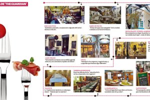 Montaje con el itinerario propuesto por el periódico.