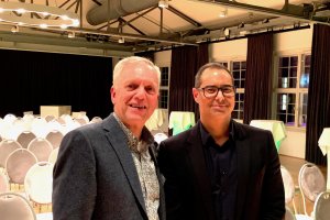 Henri Oosthoek, CEO de Koppert, y Flavio Alzueta, Vicepresidente de GlobalGAP, en Berlín.