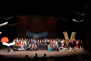 Foto de familia de los galardonados en los Premios Círculo Rojo.
