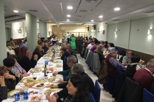 Buen ambiente y lleno absoluto  en la Cena de Hermandad de este año del ‘Paso Morao’. Foto: Francisco J. Rodriguez